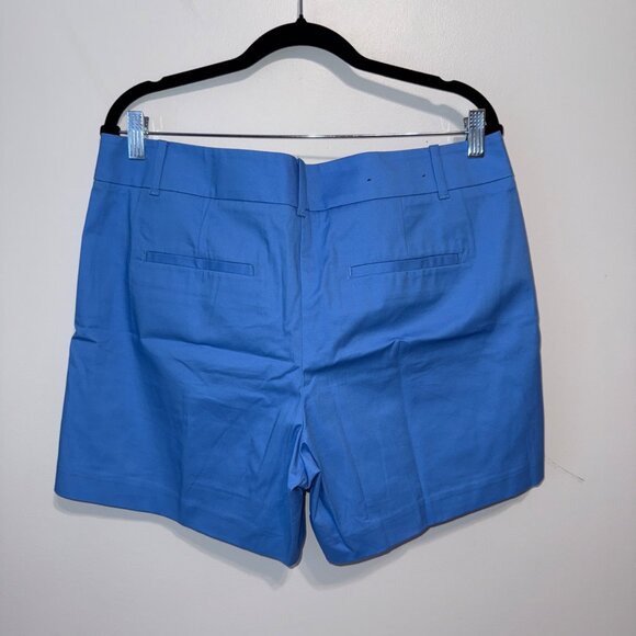 Ann Taylor Womens Blue Devin Fit Chino Shorts Size 12 - Picture 6 of 6